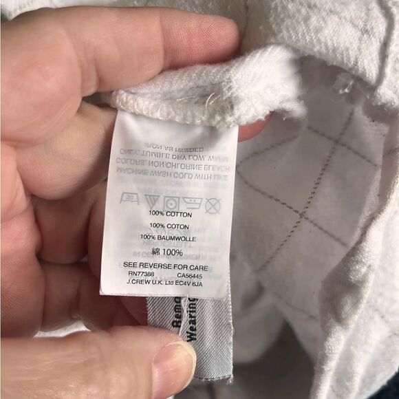 Madewell white gray plaid size small flannel button up - Picture 8 of 14